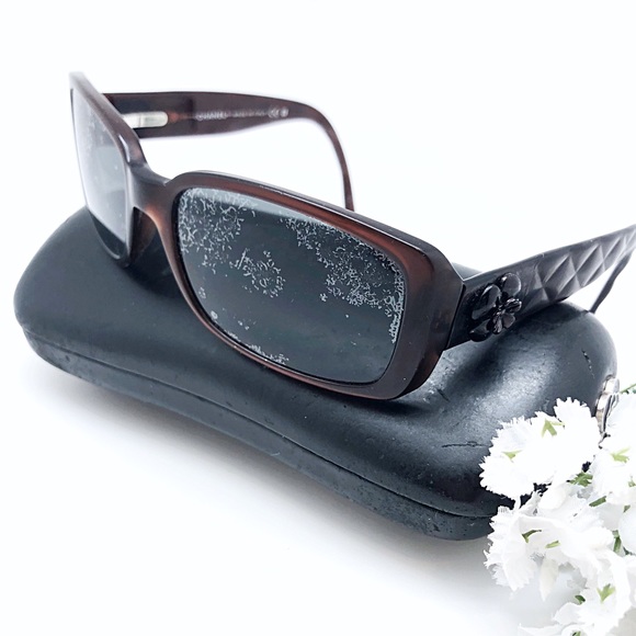 Chanel Camellia Tortoise Sunglasses-  Frames main image 2